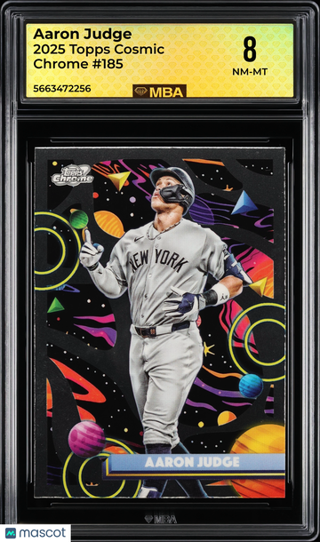 2025 Topps Cosmic Chrome Aaron Judge #185 MBA 8