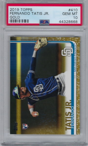 Fernando Tatis Jr. 2019 Topps Gold PSA 10 0115/2019
