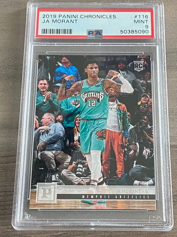 2019-20 Panini Chronicles Basketball Ja Morant Rookie Card #116 PSA 9 C