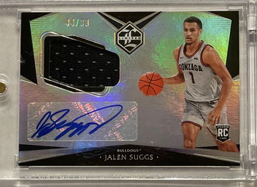 2020-21 Panini Chronicles Limited Draft Picks Jalen Suggs game-worn RPA 44/99