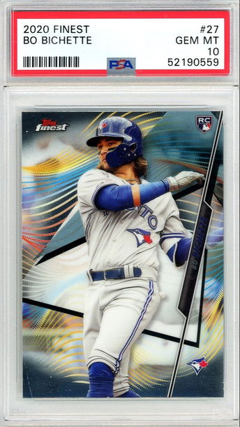 Bo Bichette 2020 Topps Finest Rookie PSA 10