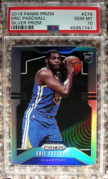 Eric Paschall 2019 Prizm #279 Silver Prizm PSA 10