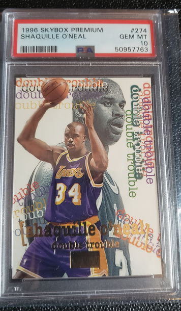 1996 Skybox Premium 274 Shaquille O'Neal PSA 10