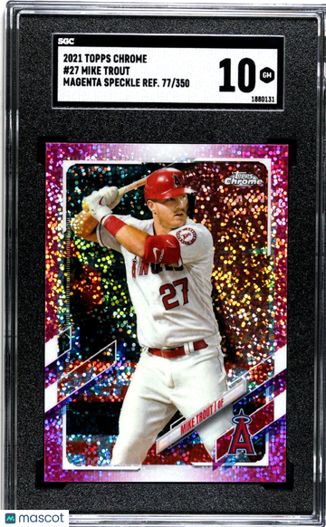 2021 Topps Chrome Mike Trout #27 SGC 10