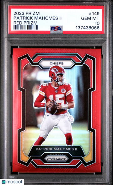 2023 Panini Prizm Patrick Mahomes II #149 Red PSA 10