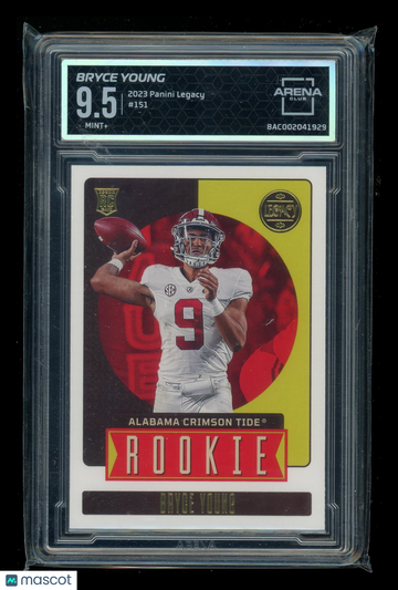 2023 Panini Legacy Bryce Young #151 Arena Club 9.5