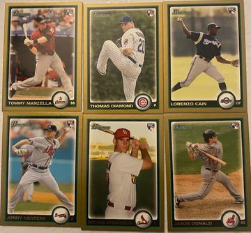 2010 Bowman Gold 32 card Rookie lot