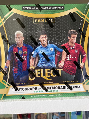 2016-17 Panini Select Soccer Hobby Box Pulisic Rookie Auto Prizm Messi Ronaldo!