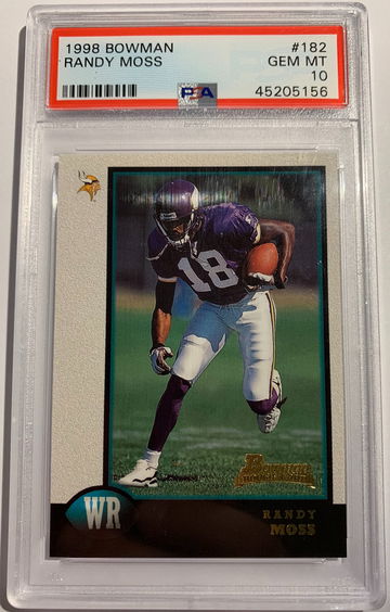 1998 Bowman Randy Moss PSA 10