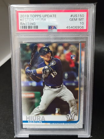 2019 Topps Update Keston Hiura Psa 10