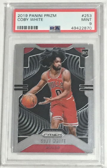 2019 Panini Prizm Coby White #253 PSA 9
