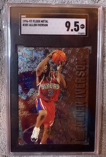 Allen Iverson 1996 Fleer Metal 