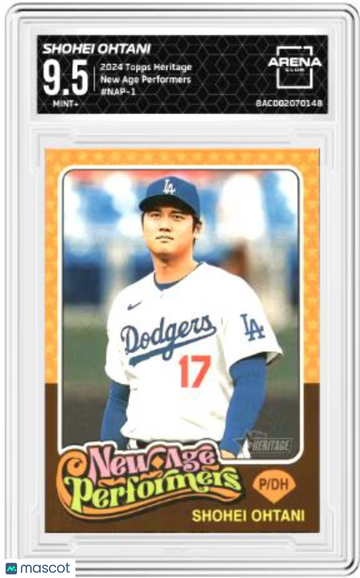 2024 Topps Heritage Shohei Ohtani #NAP-1 New Age Performers Arena Club 9.5