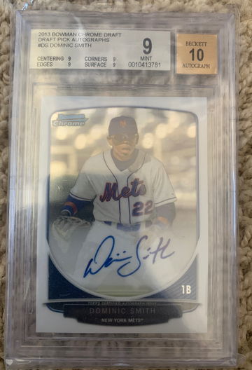 2013 bowman Dominic smith 