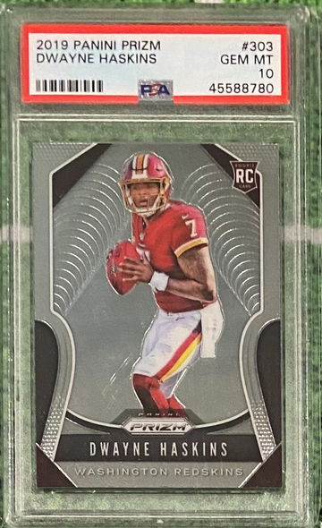 Dwayne Haskins 2019 Prizm Rookie PSA 10