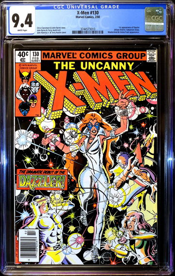 The Uncanny X-Men #130 🔥 1st Appearance of Dazzler 🔥 CGC 9.4 - White Pages