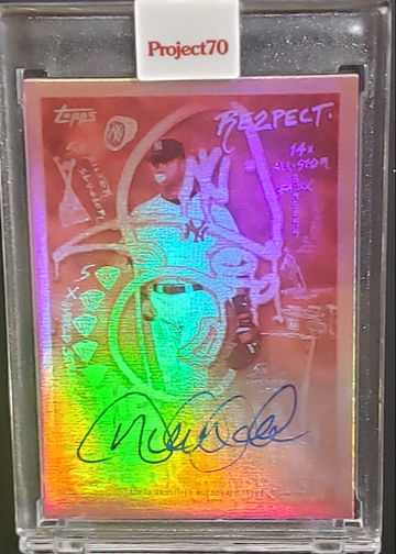 Autographed Derek Jeter Project70 #2/5 By Gregory Siff. RARE..