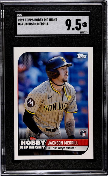 2024 Topps Hobby Rip Night Jackson Merrill #37 RC SGC 9.5