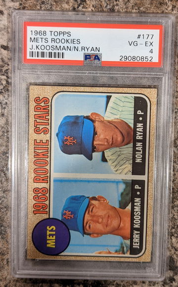 1968 Topps Nolan Ryan Rookie PSA 4 Centered