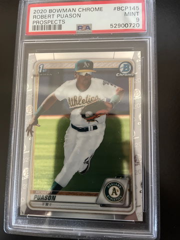 2020 1st Bowman Chrome Robert Puason #BCP145 PSA 9