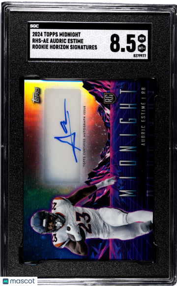 2024 Topps Midnight Audric Estime #RHS-AE Rookie Horizon Sigs. SGC 8.5