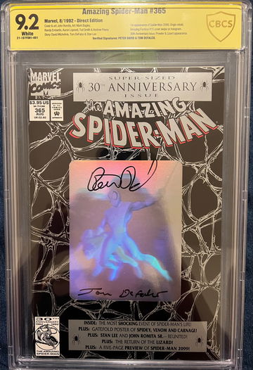 Amazing Spider-man #365 Direct Edition Signed