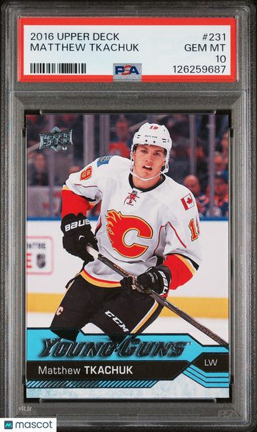 2016 Upper Deck Matthew Tkachuk #231 PSA 10
