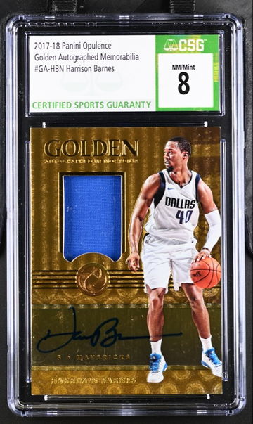 2017 HARRISON BARNES OPULENCE AUTO SWATCH 