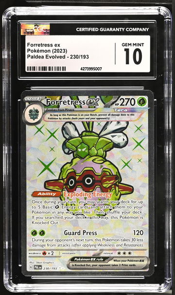 2023 Paldea Evolved #230/193 Forretress ex CGC 10