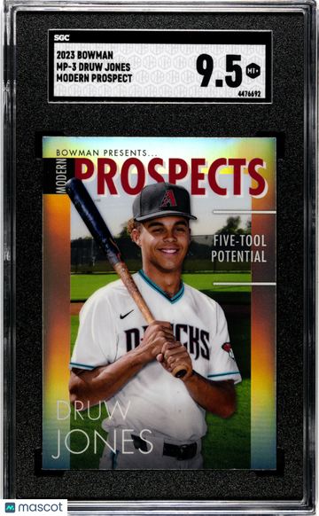 2023 Bowman Druw Jones #MP-3 Modern Pros. SGC 9.5