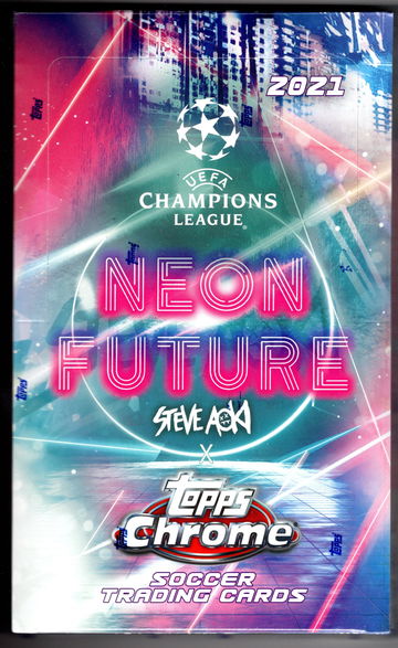 2021 Topps UEFA Chrome Neon Future Steve Aoki