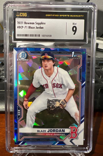 2021 Bowman Sapphire 71 Blaze Jordan
