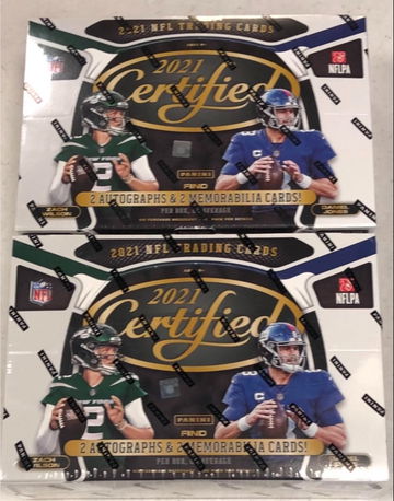 (2) 2021 Certified NFL Football Hobby Box - Ships from APO🇺🇸 Delivery takes 7-10 business days