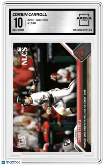 2023 Topps Now Corbin Carroll #1040 RC Arena Club 10