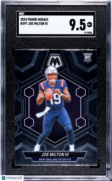 2024 Panini Mosaic Joe Milton III #397 SGC 9.5