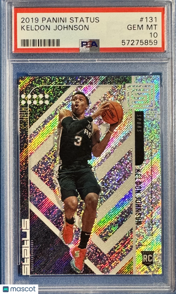 2019 Panini Status Keldon Johnson #131 PSA 10