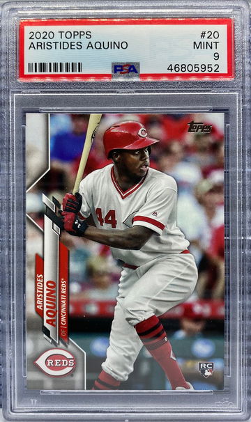 2020 Topps Aristides Aquino #20 PSA 9