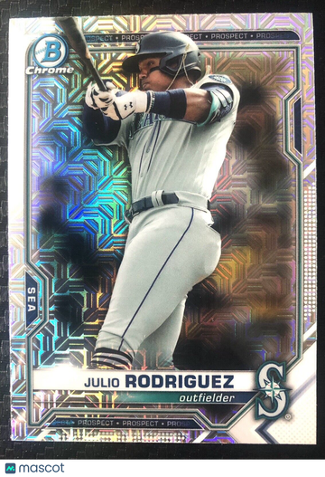 Julio Rodriguez 2021 Bowman Chrome Mega Mojo Refractor #BCP-231 Seattle Mariners