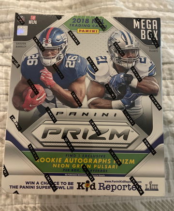 2018 prizm football mega box