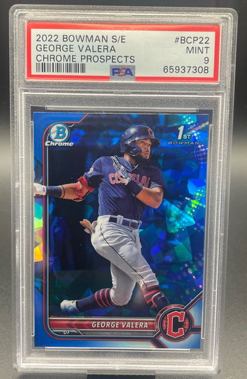 2022 Bowman Sapphire George Valera PSA 9