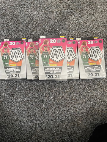 (5) mosaic nba hangers 