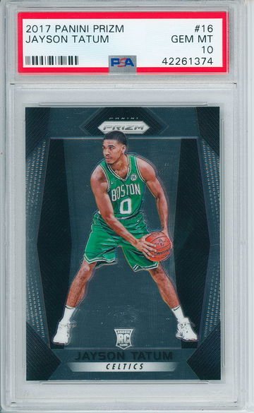 Jayson Tatum 2017 Prizm RC PSA 10