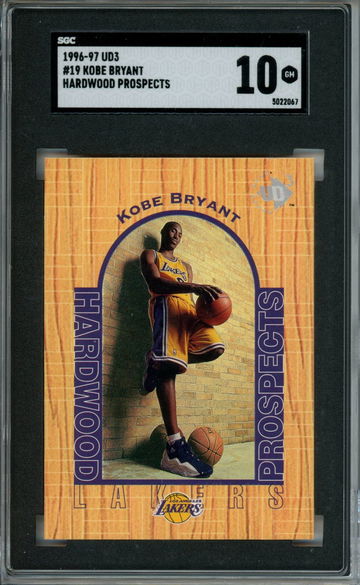 KOBE BRYANT 1996 Upper Deck UD3 #19 Hardwood Prospects SGC 10 GEM Mint 