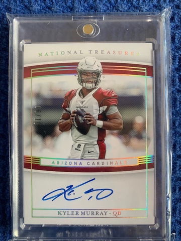  KYLER MURRAY RC Auto SP 6/10 Holo Silver! 2019 National Treasures