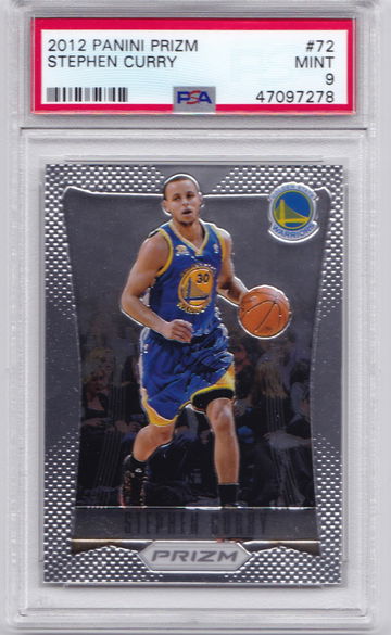 Stephen Curry 2012 Prizm PSA 9