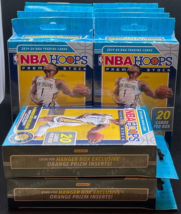 2019 - 2020 NBA Hoops Premium Stock Hanger Box Lot (10)
