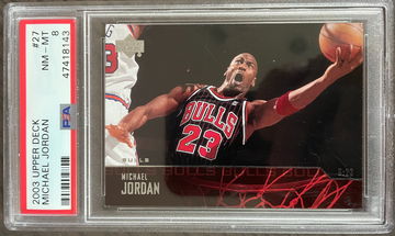 2003 Upper Deck #27 Michael Jordan PSA 8