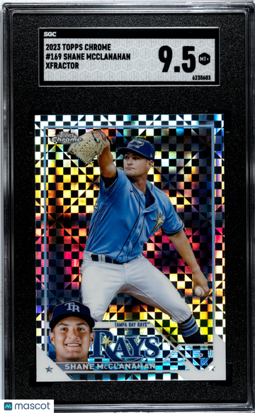 2023 Topps Chrome Shane Mcclanahan #169 Xfractor SGC 9.5