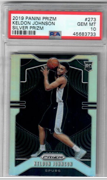 2019 Panini Prizm 273 Keldon Johnson Silver Prizm