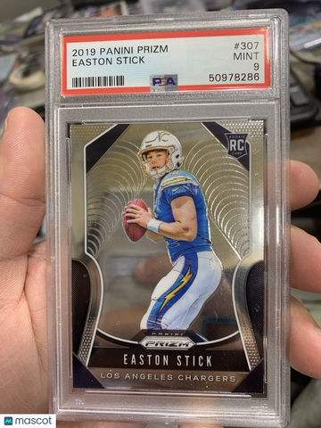 2019 Panini Prizm Easton Stick #307 PSA 9